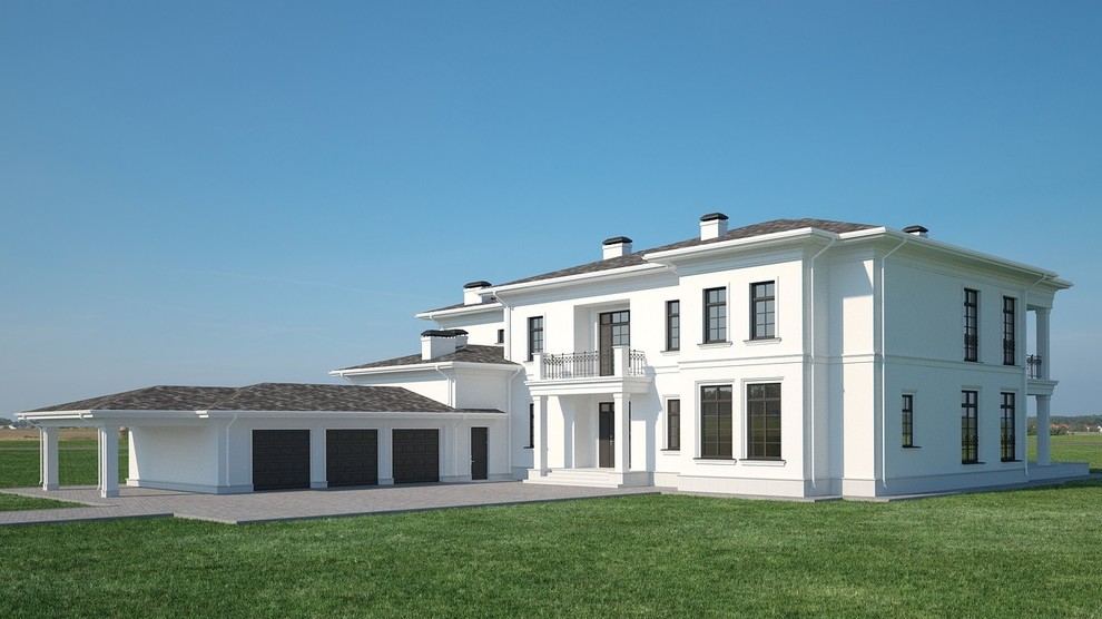 Коттедж в Подмосковье "White house"