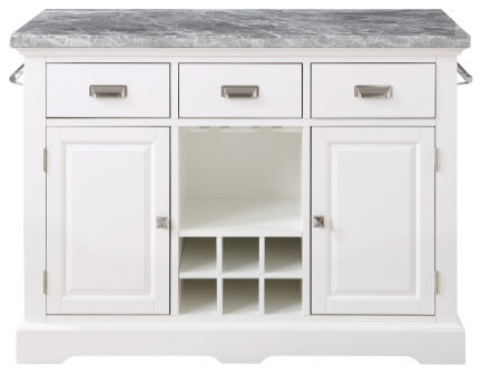 Zermatt Kitchen Island - Transitional - Kitchen Islands And Kitchen ...