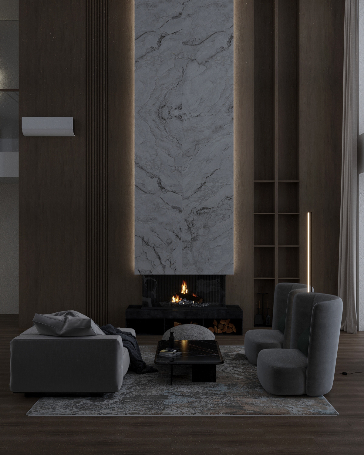 Дом ДНТ "Удача". Гостиная