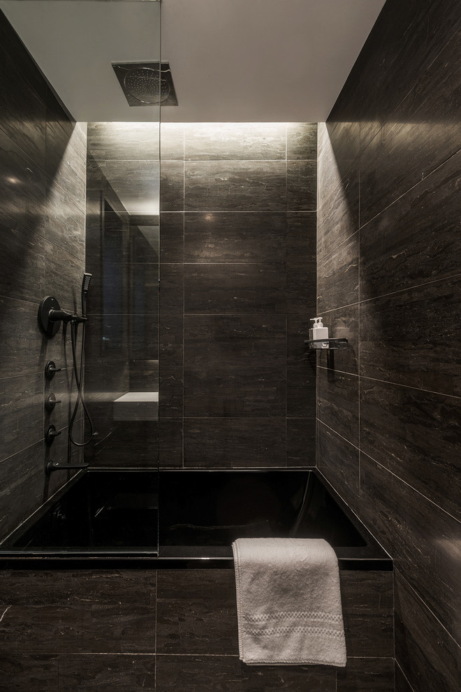 Level Apartment Modern Bathroom New York by CHUA