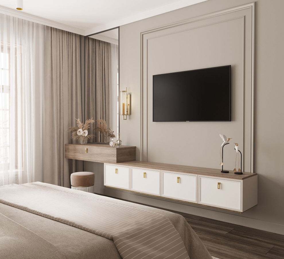 Спальня 19 кв.м  для молодой семьи. ЖК "Ситидом" г. Белгород