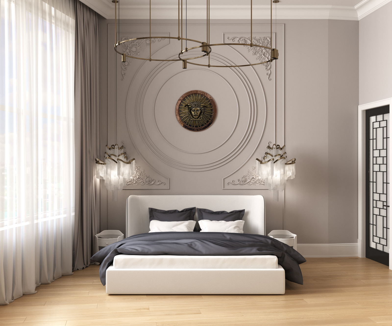 Интерьеры во французском стиле.