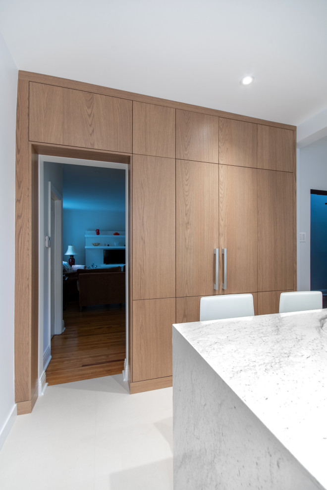 Modern Minimalist Kitchen Montreal
