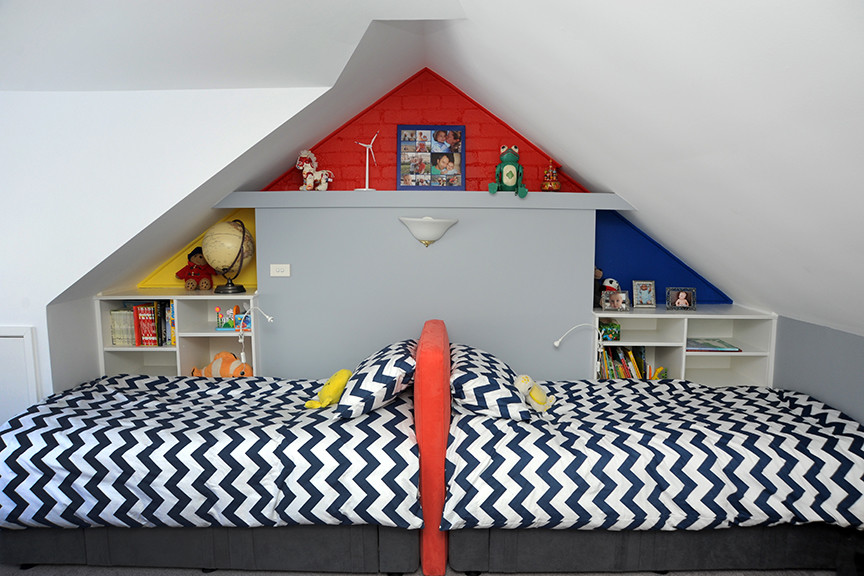 Inspiration for a contemporary kids' room in Sydney.
