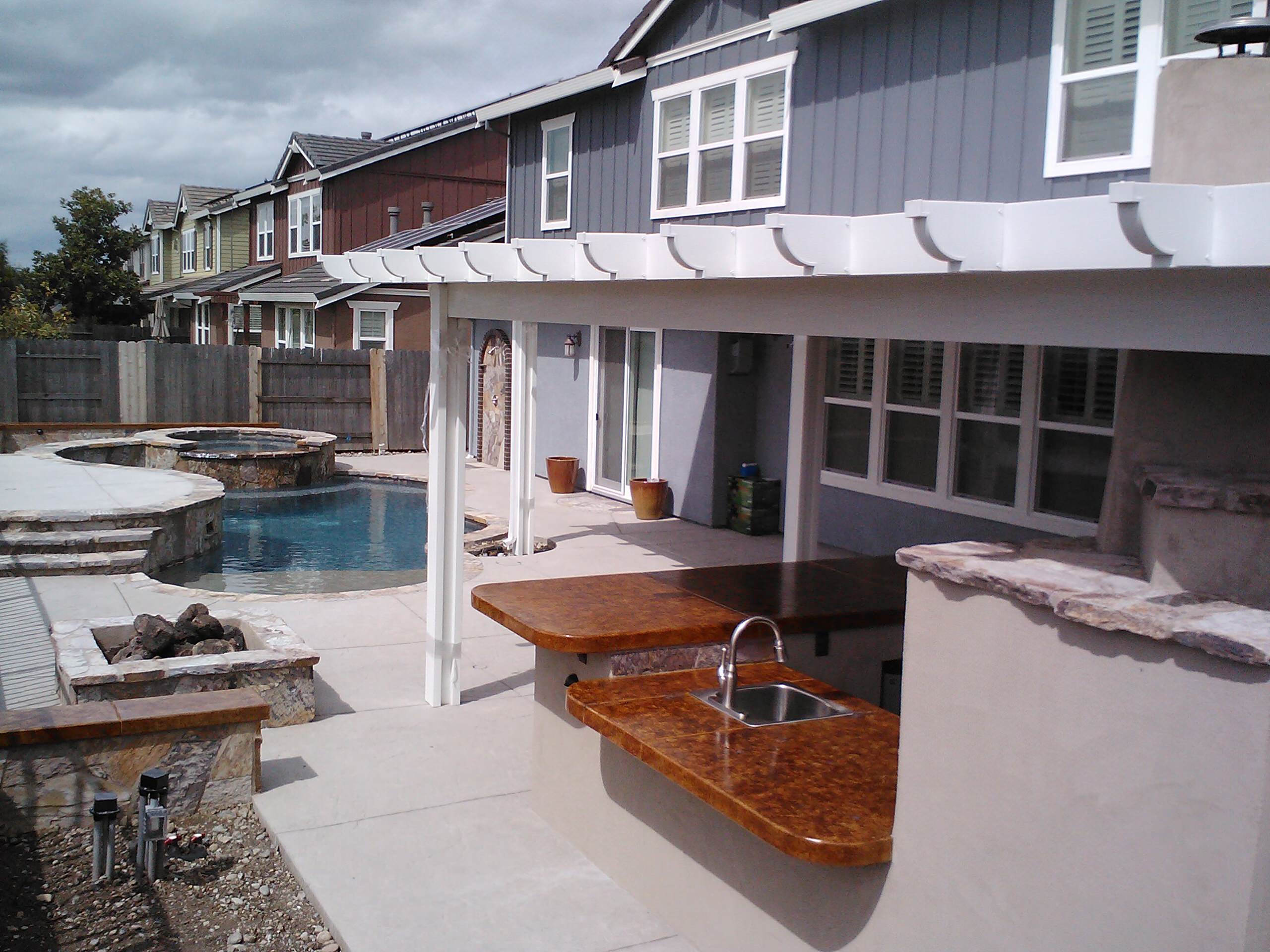Complete backyard design and build. Rocklin, CA