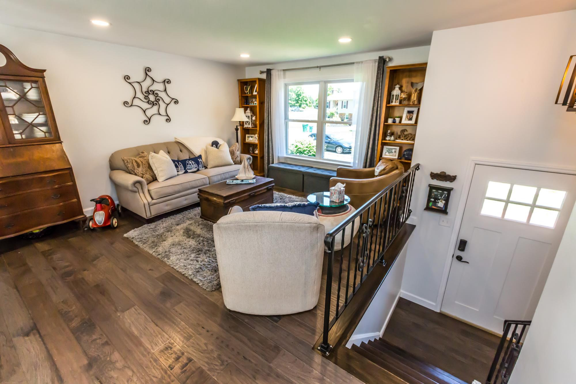 Contemporary Craftsman Living Room