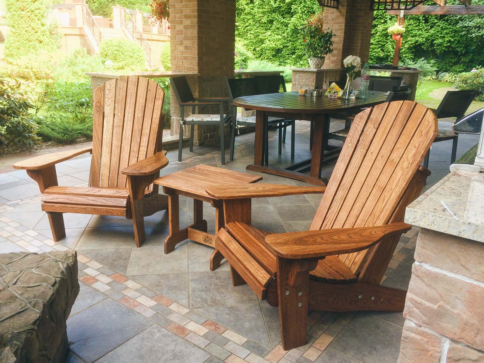 Кресло Адирондак для организации патио