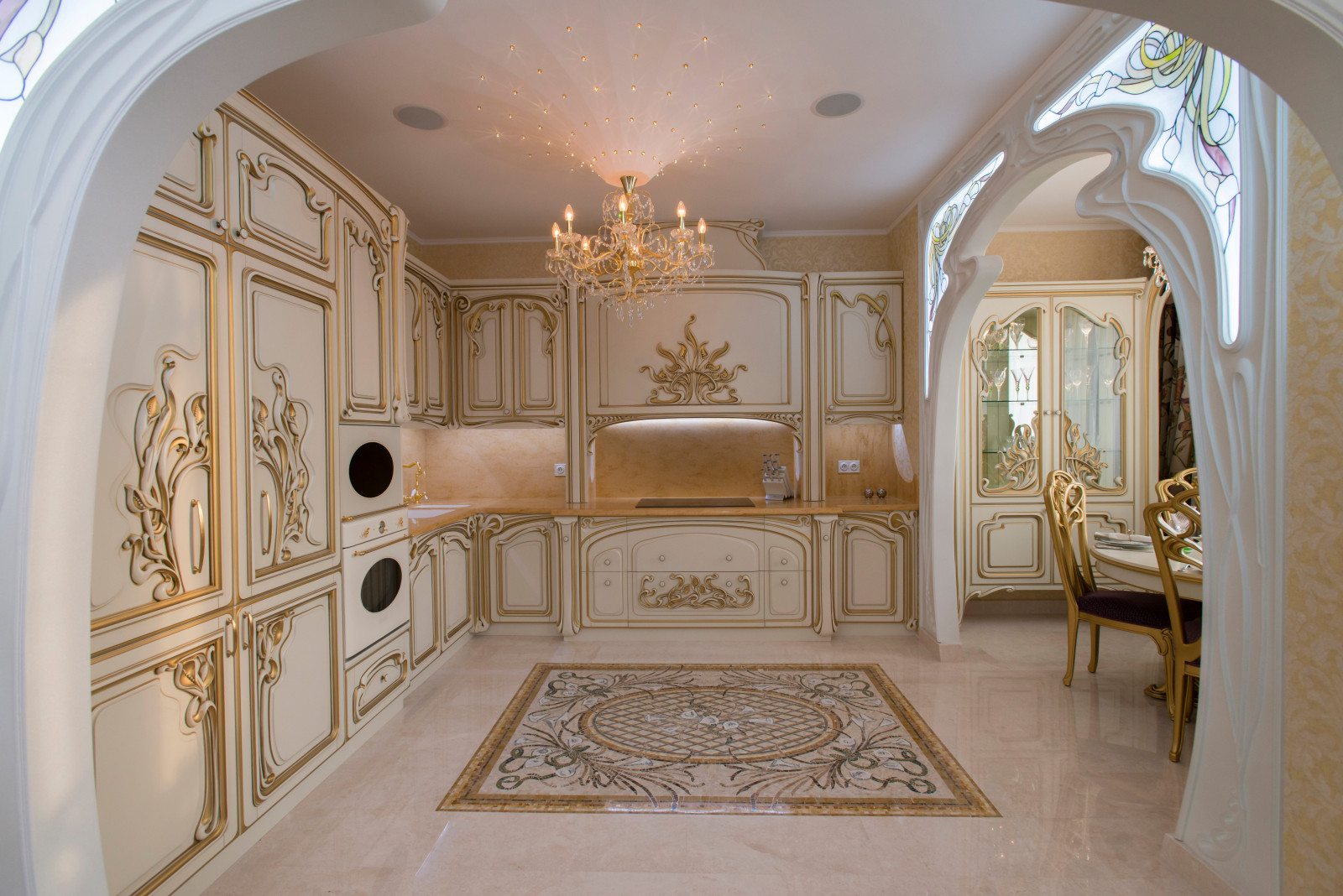 интерьер квартиры в стиле ар-нуво