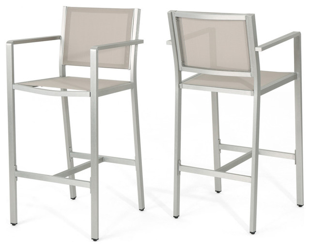 Gdf Studio Tammy C Outdoor Mesh 29 50 Barstools With Rust Proof Gdf Studio Tammy C Outdoor Mesh 29 50 Barstools With Rust Proof Frame Contemporary Bar Stools And Counter By Gdfstudio