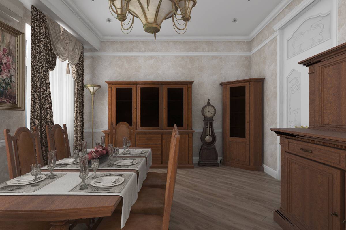 Дизайн-проект квартиры по ул. Серышева