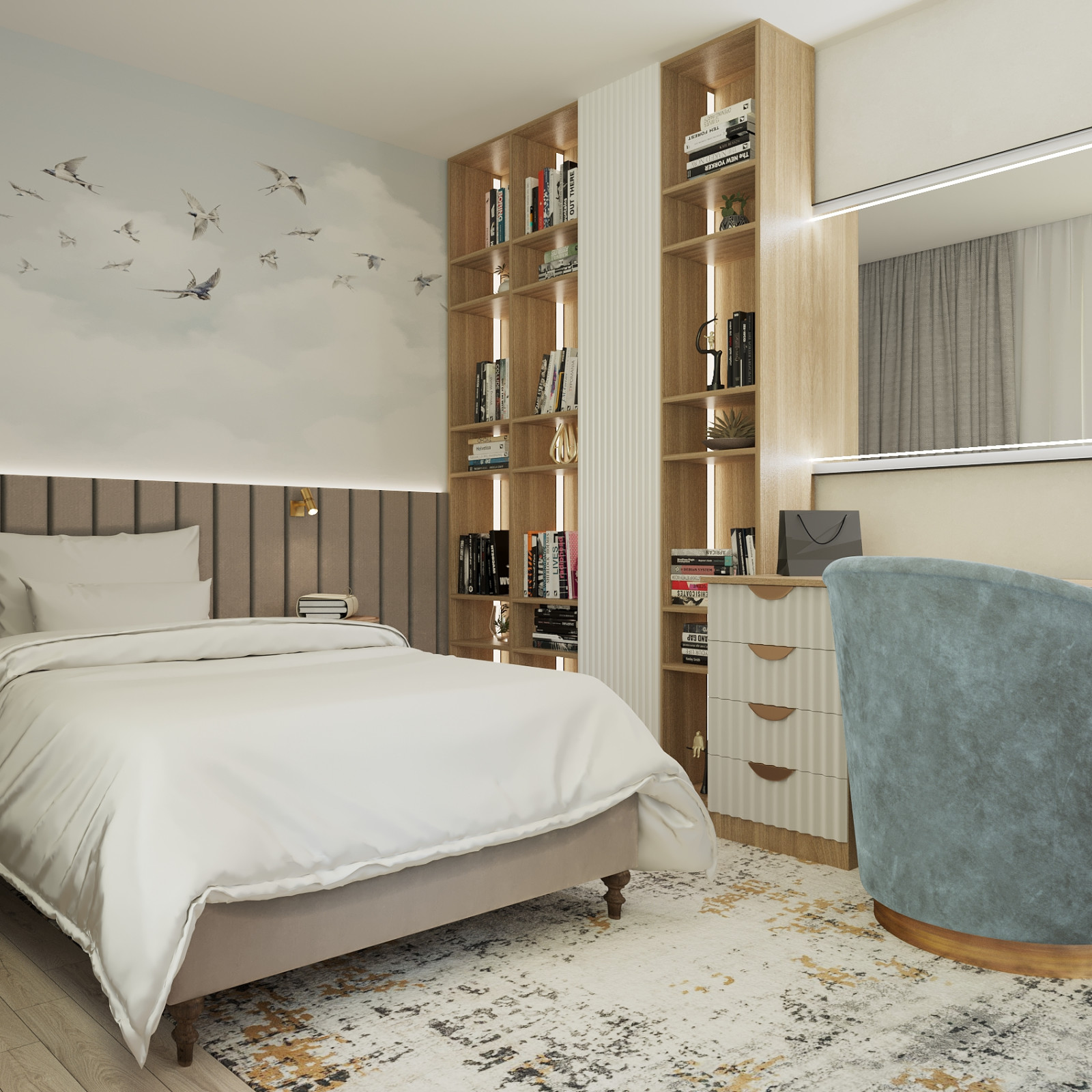 Подростковая комната для девушки