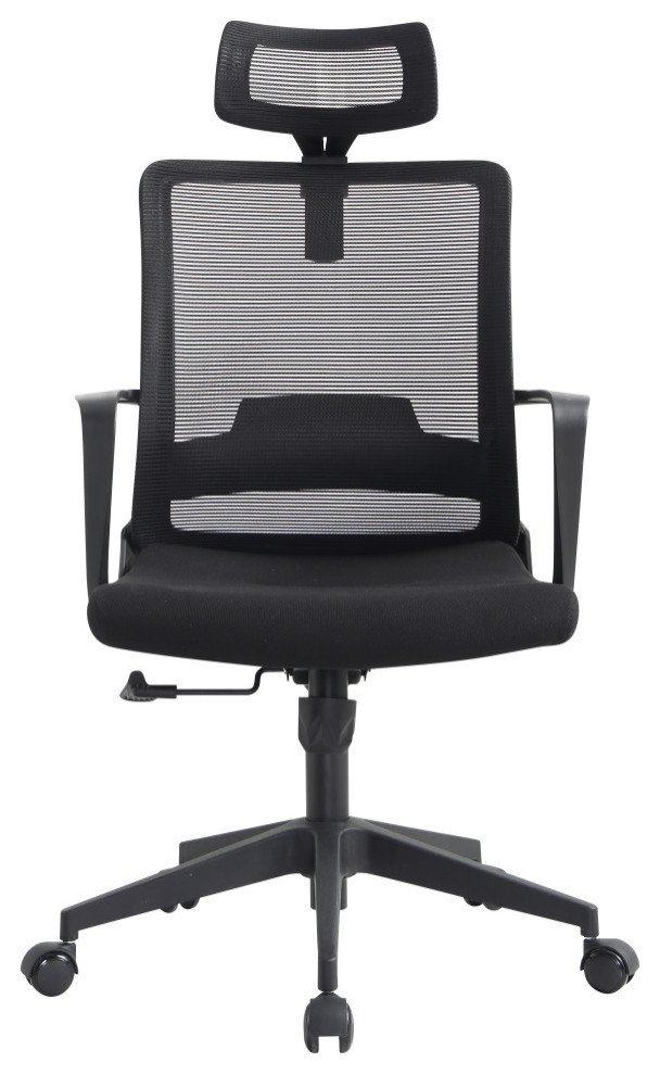 Townsville Full Back Revolving Ergonomic Office Chair, Black