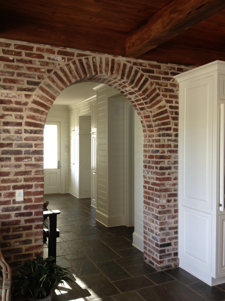 Traditional entryway in Jackson.