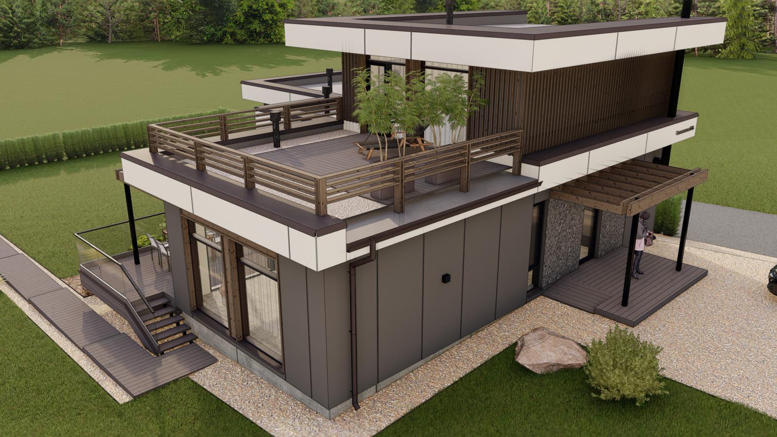 Реконструкция каркасного дома в г. Казань