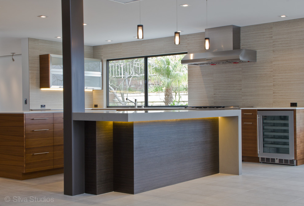 Inspiration for a contemporary kitchen in San Diego.