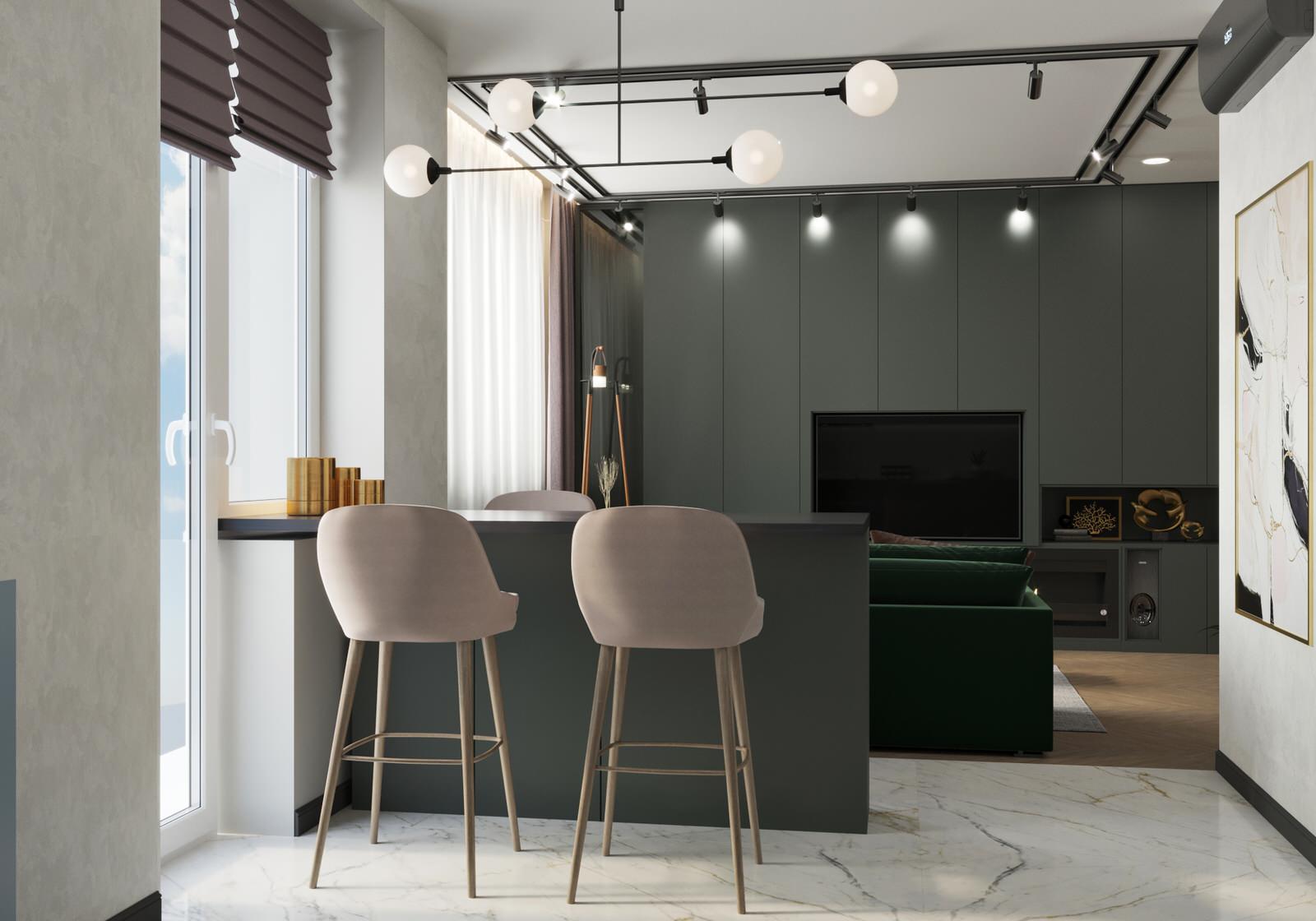 Двухуровневая квартира в Подольске