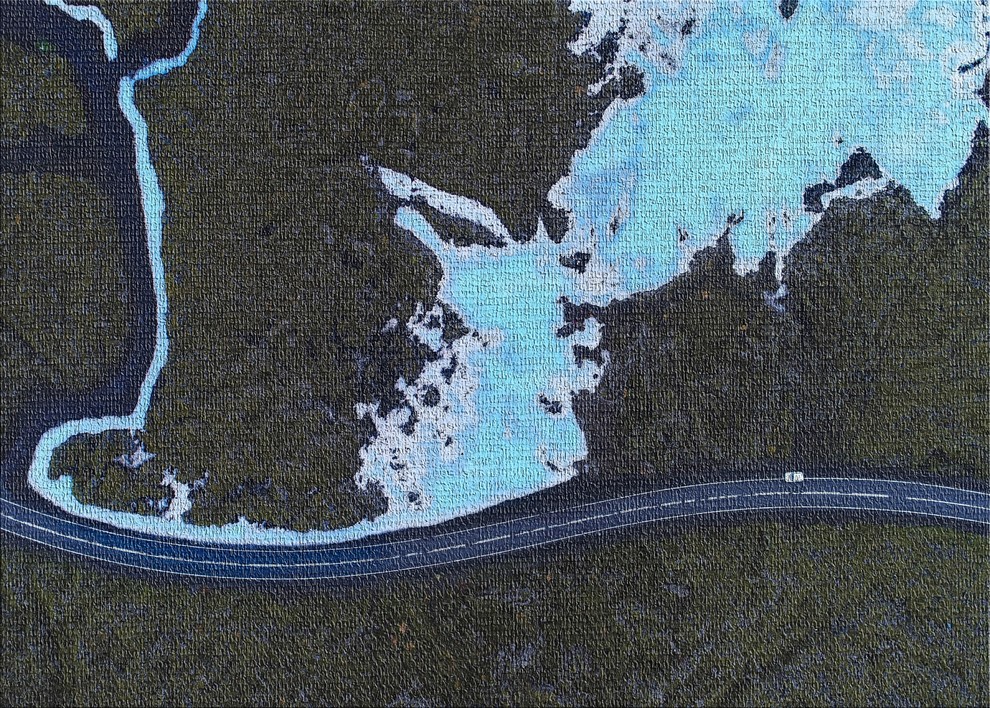 Aerial Shots From An Airplane 7 Area Rug 5 0 X7 0 Contemporary Novelty Rugs By Rug Tycoon
