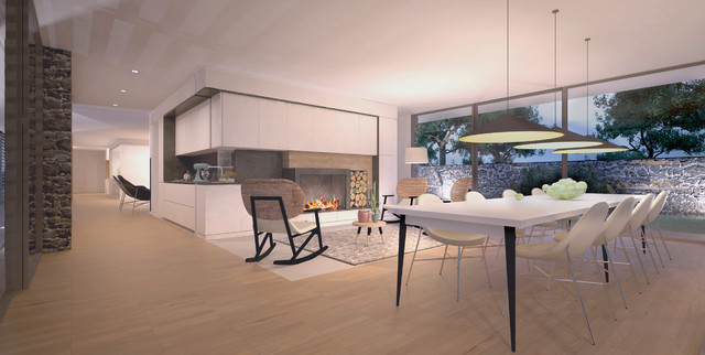 Villa privata - work in progress modern-rendering