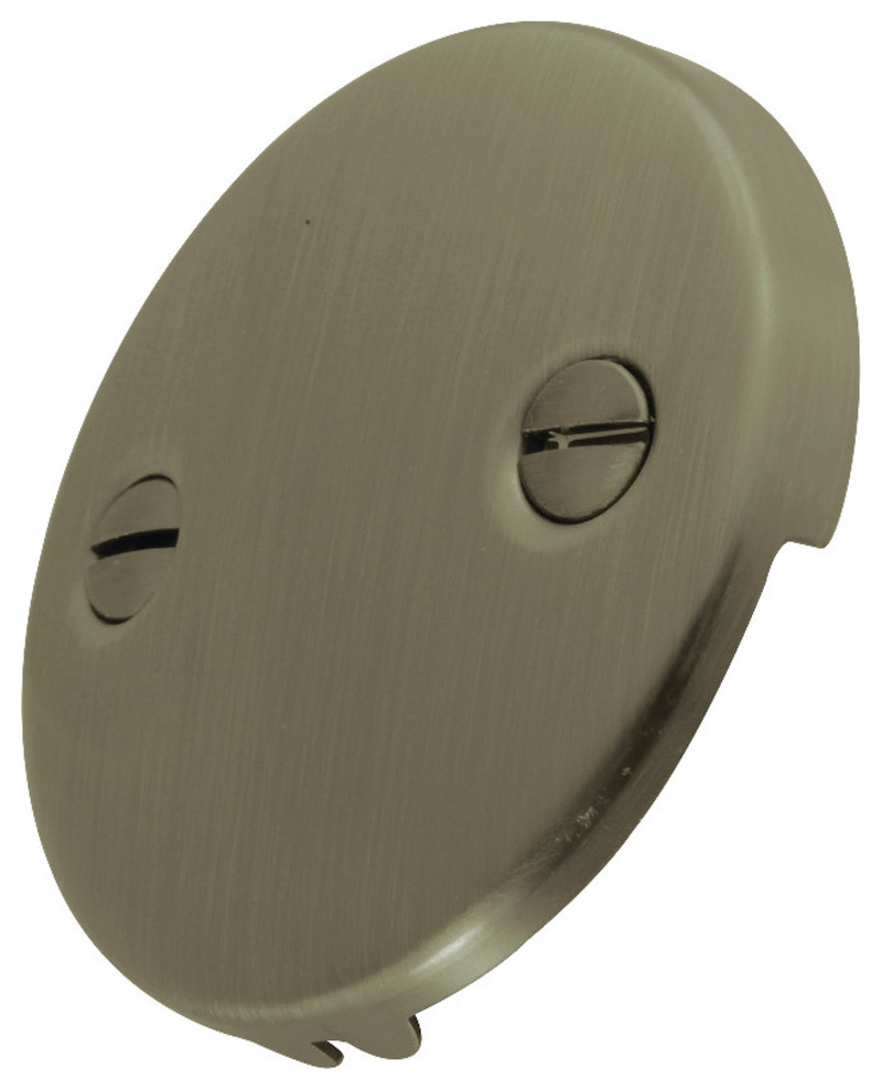 Kingston Brass DTT103 Bathtub Overflow Plate, Antique Brass