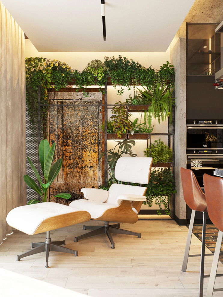 Квартира с мотоциклом.