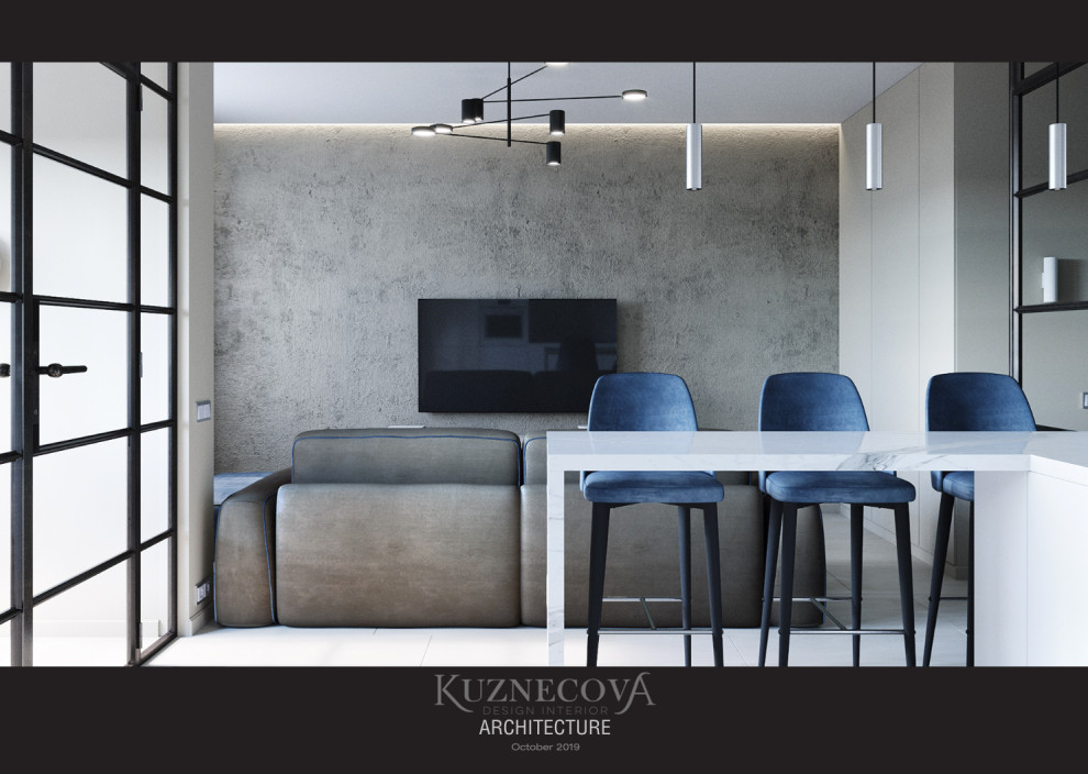 Дизайн проект квартиры 50 кв.м.