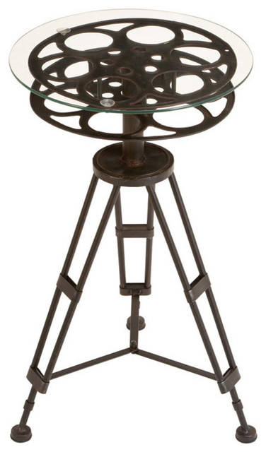 Metal Gl Accent Table A Tripod Side Tables Metal Gl Accent Table A Tripod