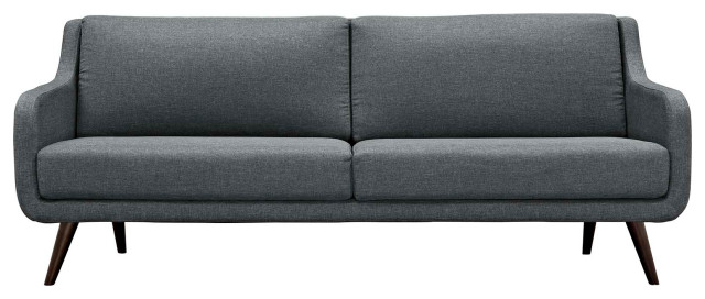 Verve Upholstered Fabric Sofa, Gray