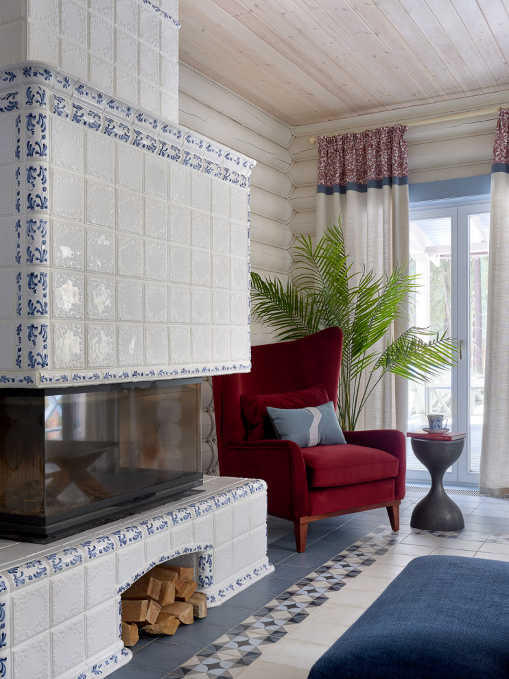 Стилизация дома в КП "Заповедный бор"