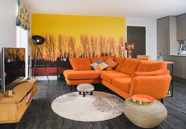 Colourful apartment eklektisk-vardagsrum