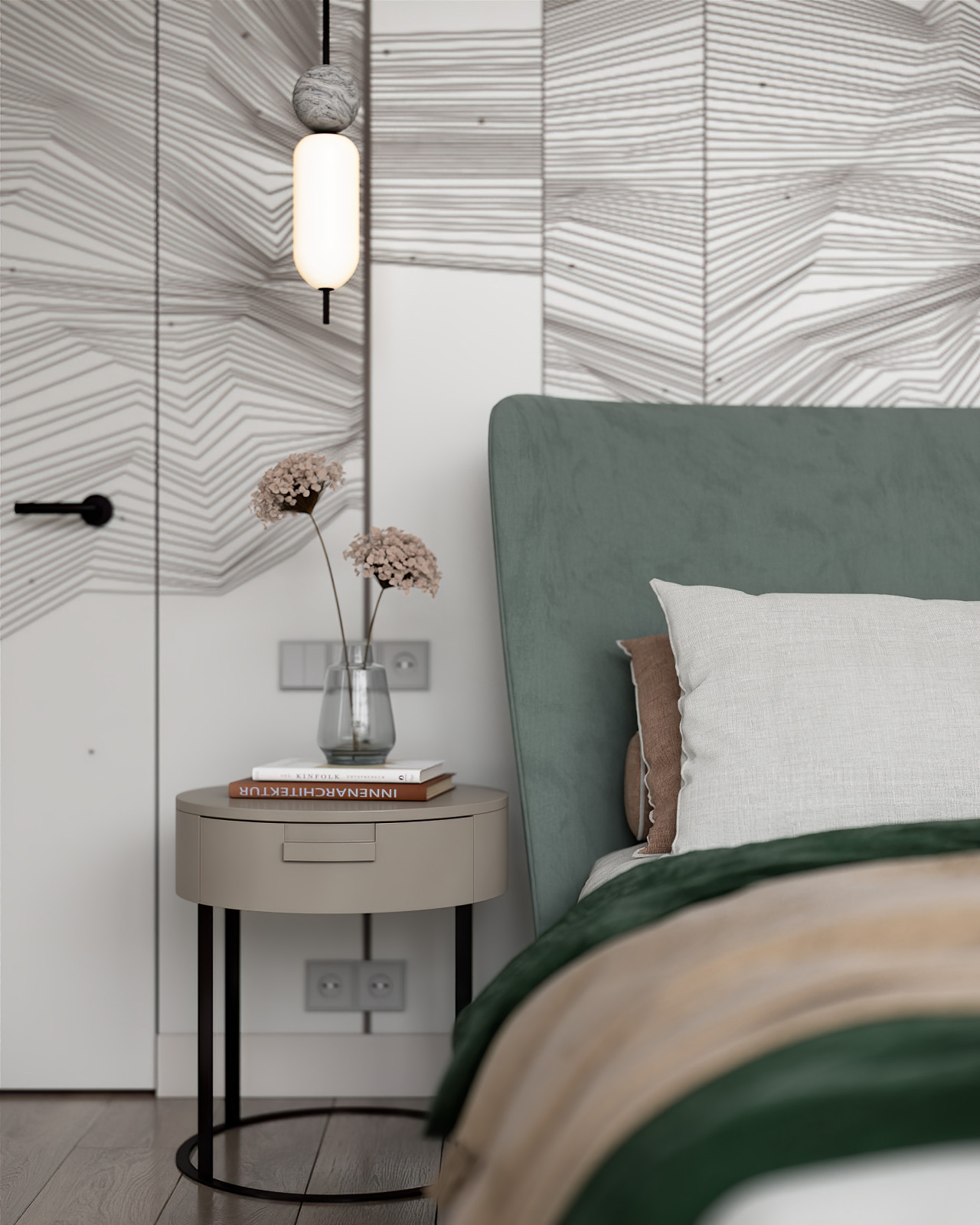 Детали. Мастер-спальня. Второй этаж.