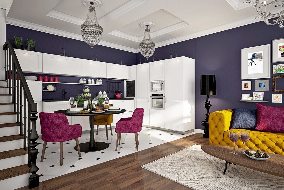 Таунхаус в стиле поп-арт для яркой девушки