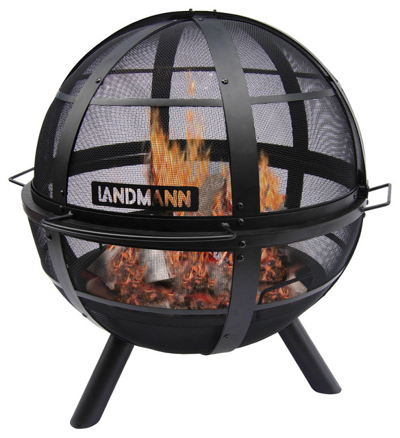 Ball O Fire With 30 Steel Bowl Includes Cover Contemporary