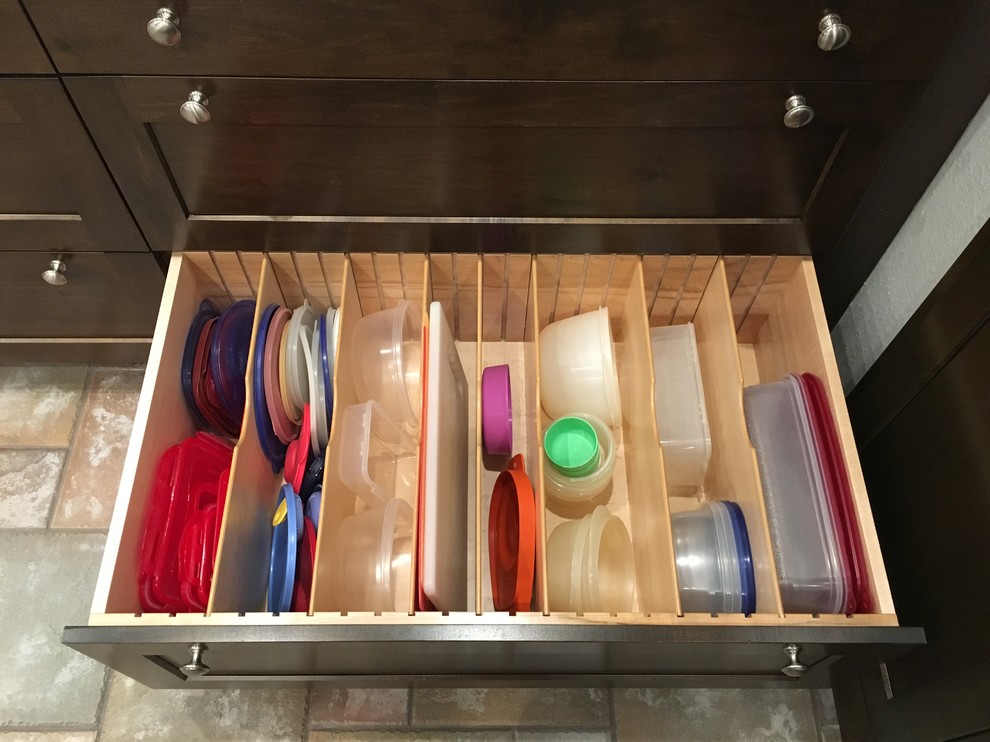 Divided Deep Drawers Provide Versitile Storage - Transitional - Kitchen ...