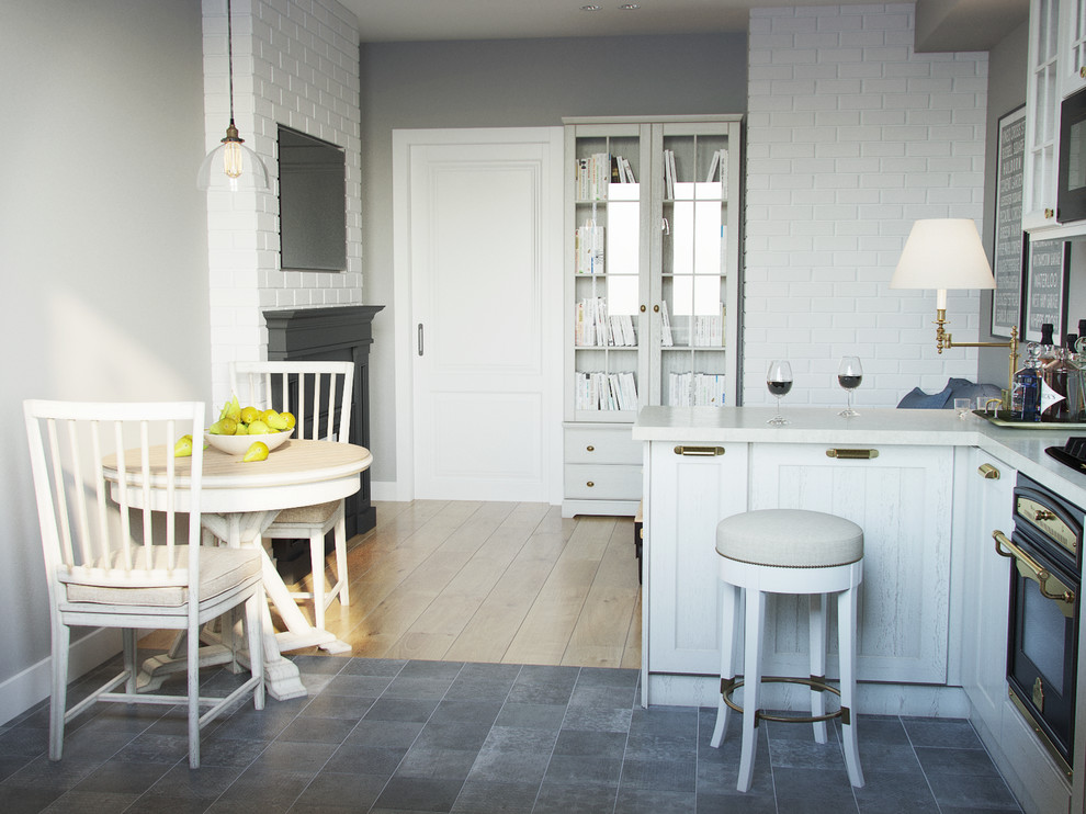 Визуализация по кухне-гостиной в Новой Москве