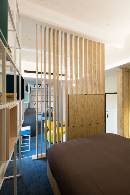 Casa Blue is back | 48 Mq trendy-sovevaerelse