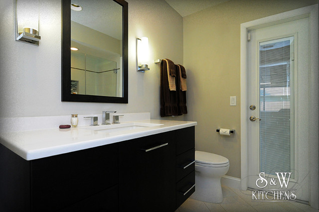 Transitional Guest Bath transitional