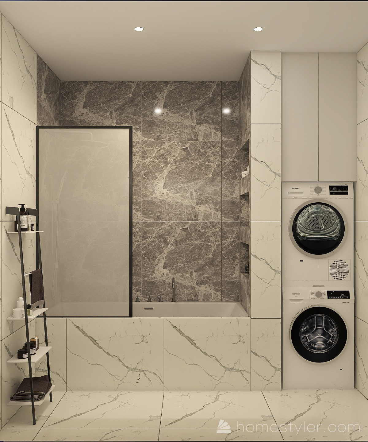 Проект двухкомнатной квартиры в современном стиле