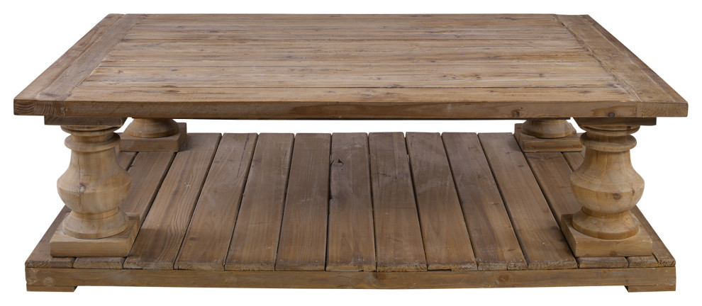 Uttermost Stratford Rustic Cocktail Table - Traditional - Coffee Tables ...