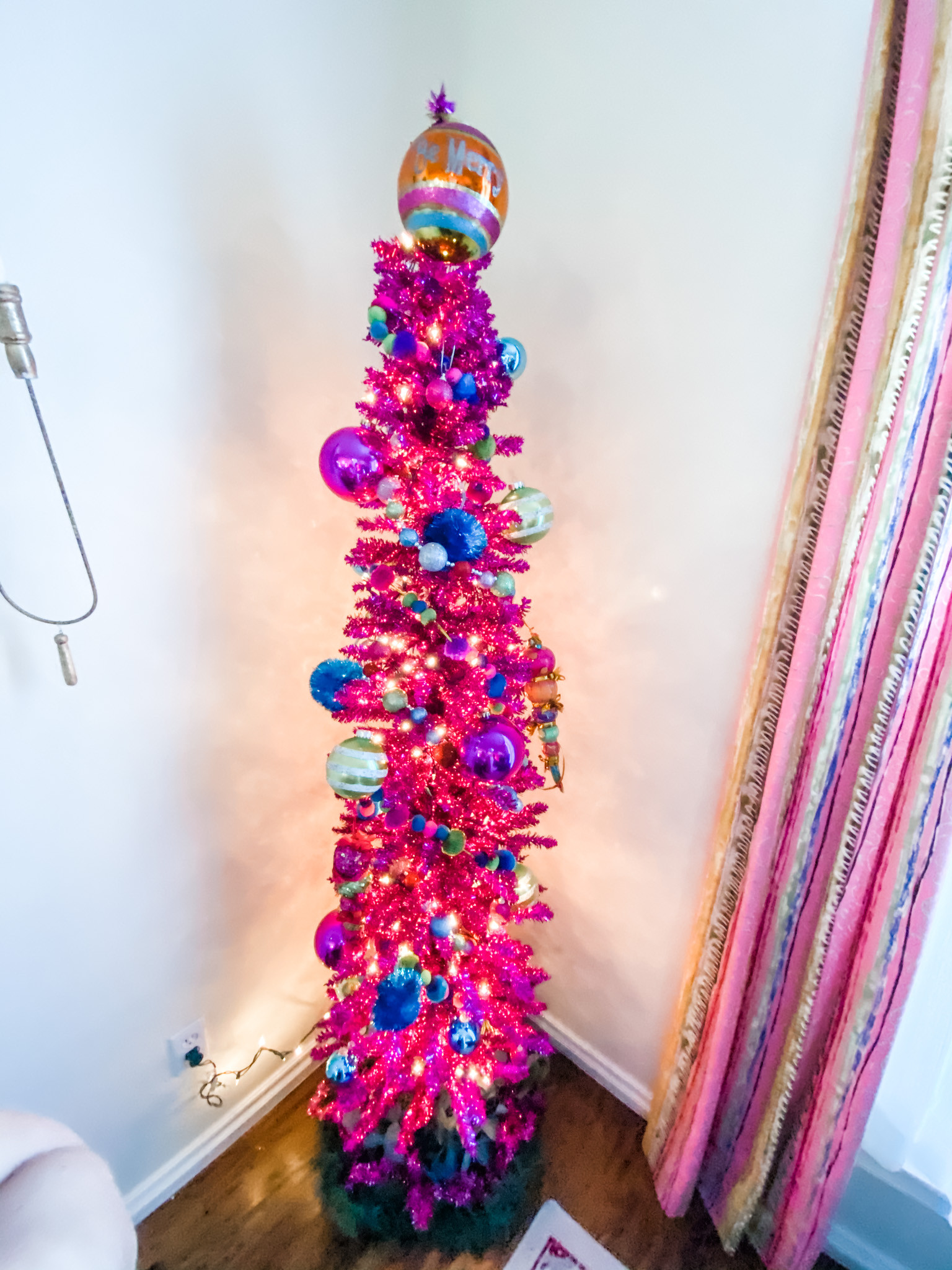 Pink Christmas Home Decor