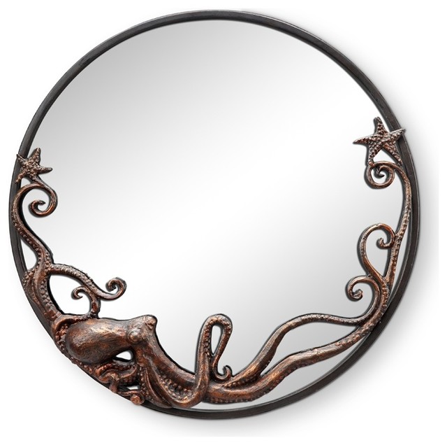 SPI Octopus Round Wall Mirror