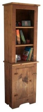 Twig Country Kitchen Cabinet with Hutch