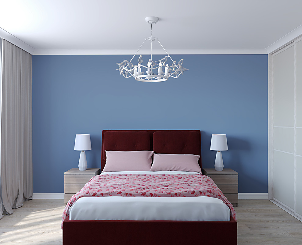 Дизайн спальни в стиле FUSION