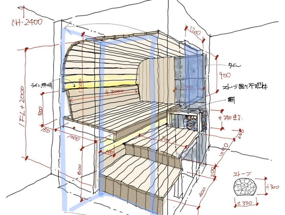 ゴルフスタジオのある家