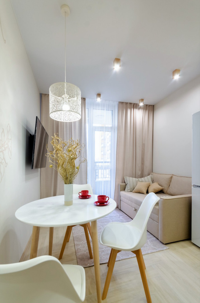 Легкий, расслабляющий интерьер в светлых тонах