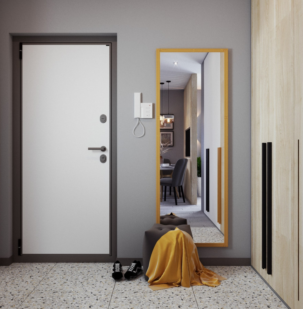 Дизайн проект для двухкомнатной квартиры 44,3 м2