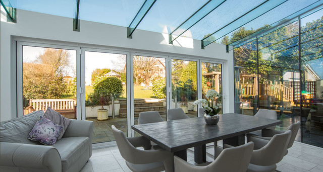 BiFold Integration contemporary-living-room