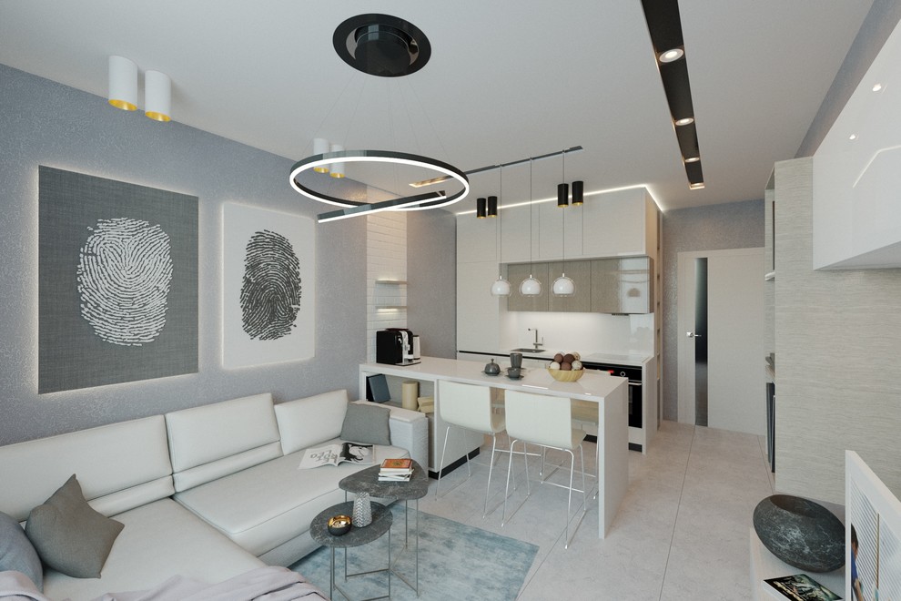 Двухкомнатные апартаменты в скандинавском стиле