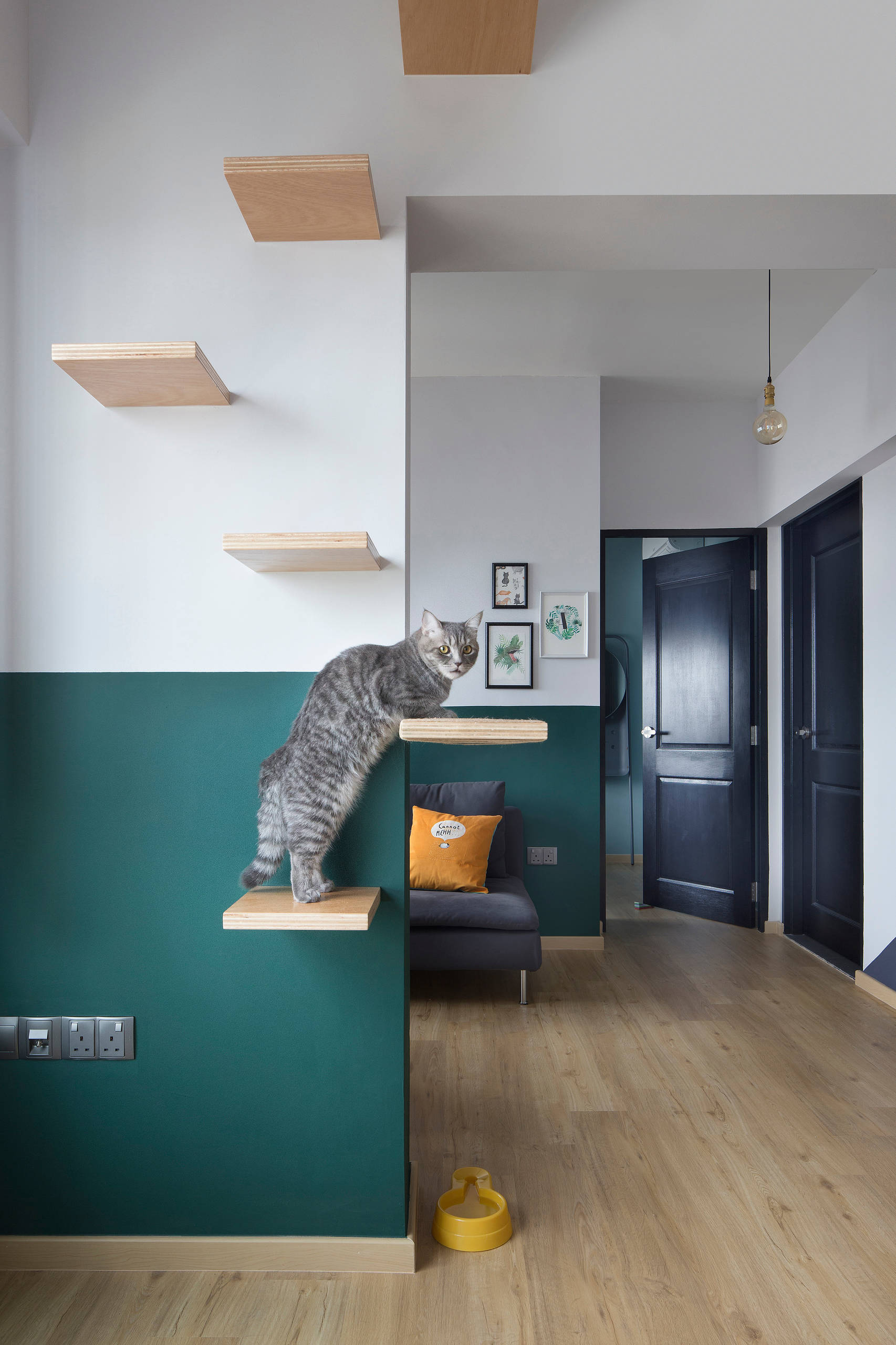 4 HDB Homes with Cat-Friendly Designs