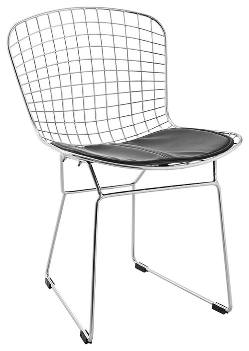 Modway CAD Dining Side Chair, Black