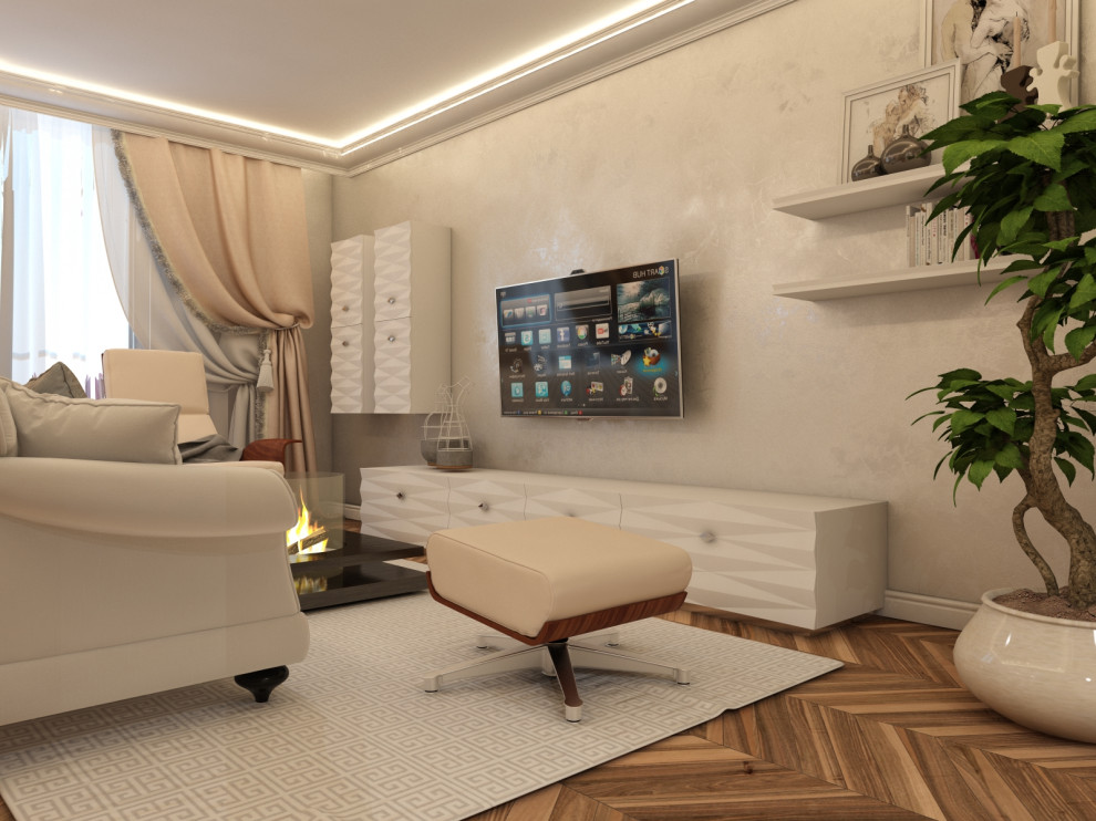 3х комнатная квартира в стиле современная классика